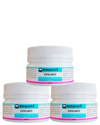 Amazolé Creme Clareador 3 Potes
