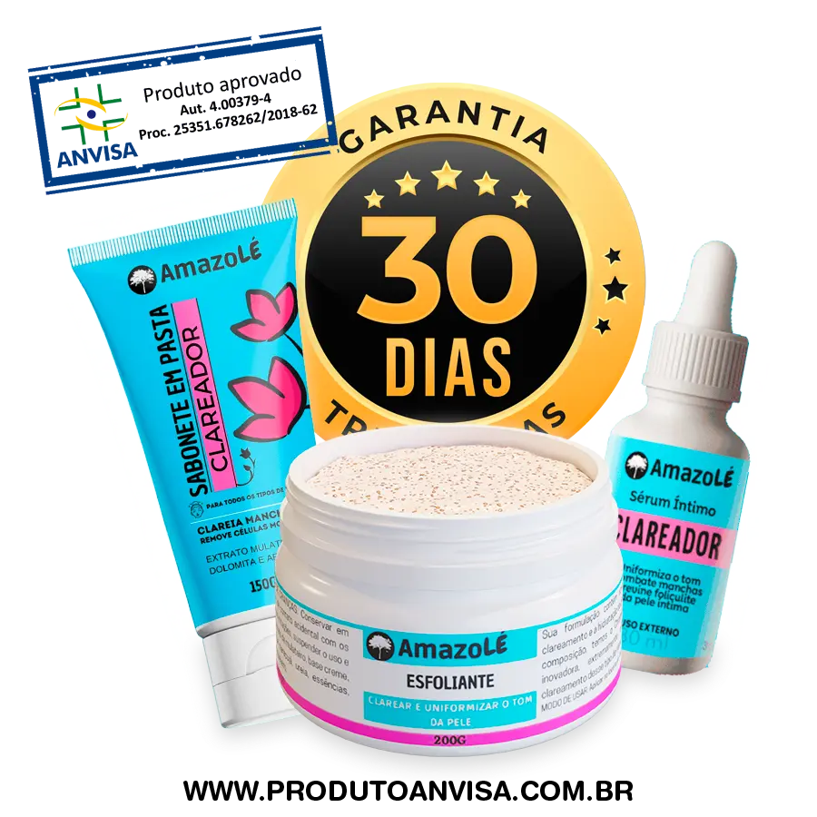 Amazolé Clareador Linha Oficial com Ingredientes da Amazônia