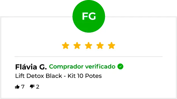 Depoimento Cliente 1 Lift Detox Black