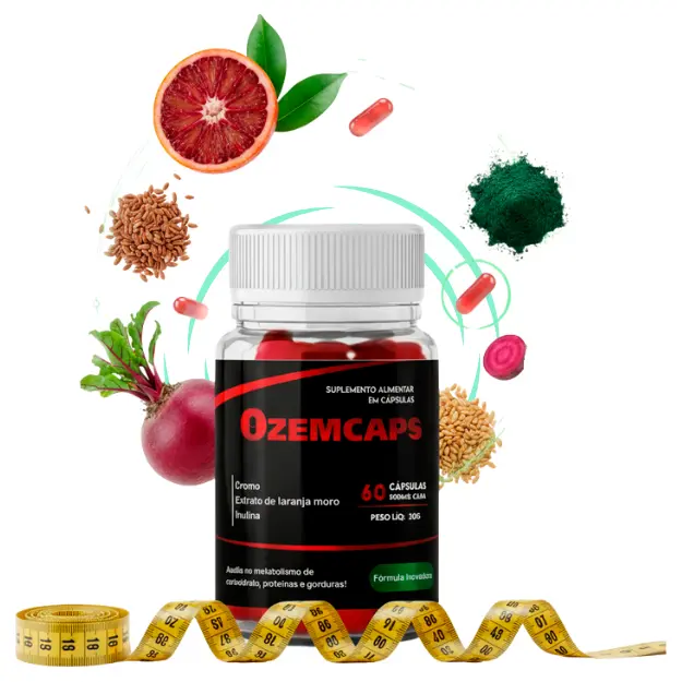 Frasco do suplemento OzemCaps