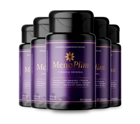 5 frascos do suplemento MenoPlim