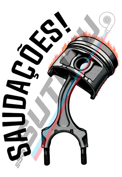 Estampa Saudações da Biela STT002