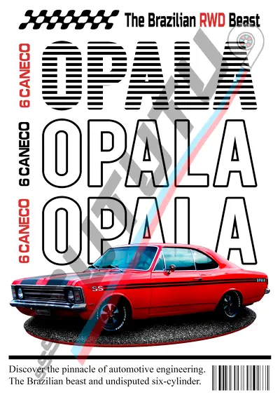 Estampa Opala de Revista STT003
