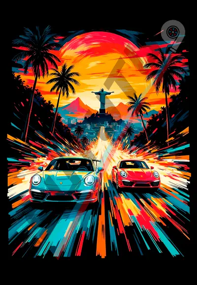 Estampa Racha no Rio STT004