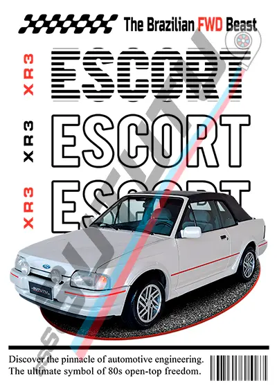 Estampa Escort de Revista STT015