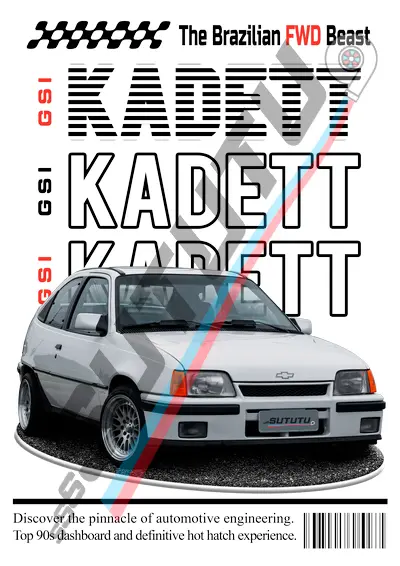 Estampa Kadett de Revista STT018