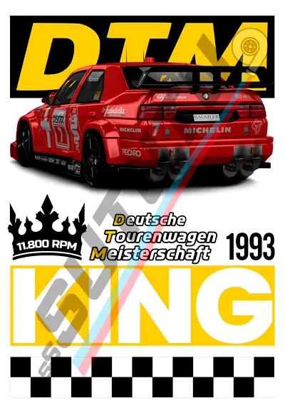 Estampa Alfa Romeo 155 V6 TI DTM STT022