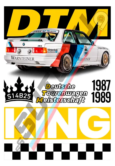 Estampa BMW M3 E30 DTM STT025